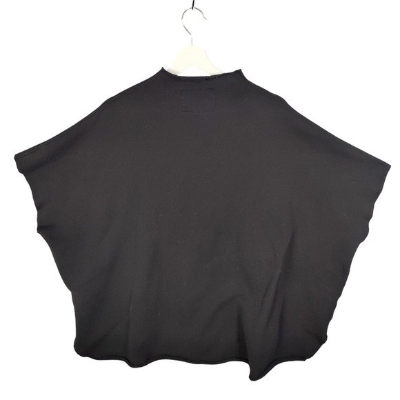 Frank Eileen Audrey Funnel Neck Capelet Normcore Lagen Poncho Shrug Womens O/S - Picture 3 of 9
